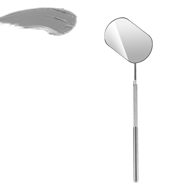 Hot-Selling Cross-Border Stainless Steel Grafting Flowering Auxiliary Tool Special Makeup Beauty Mirror Eyelash Inspection Mirror Eyelash Extensions