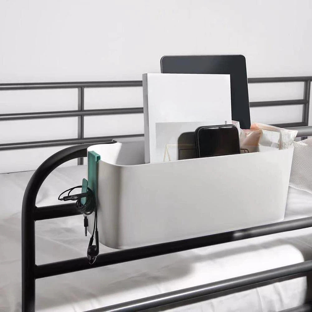 Hanging Storage Box for Bedside Sturdy PP Plastic Ready to Hang Convenient Organizer Ample Space for Essentials