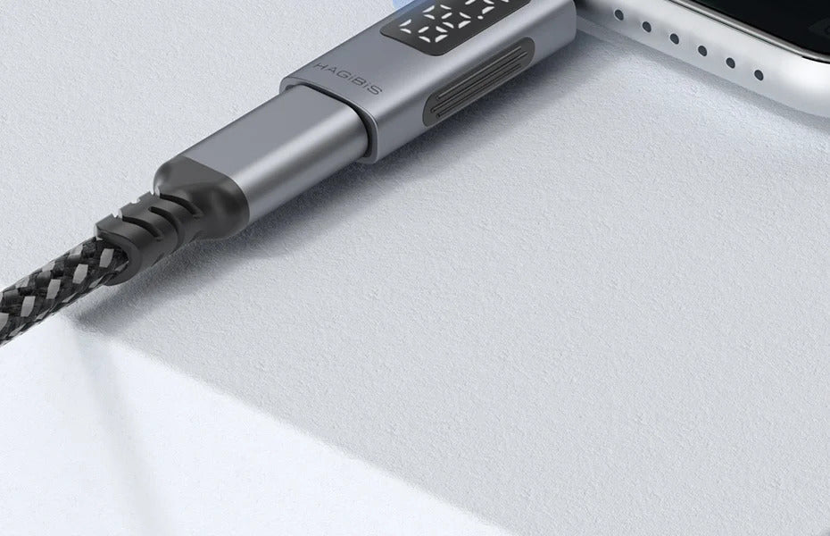 Hagibis LED Display 240W USB C Adapter Type C to USB C USB4 Connector 40Gbps 8K@60Hz for Thunderbolt 4/3 iPhone 16 Macbook Pro