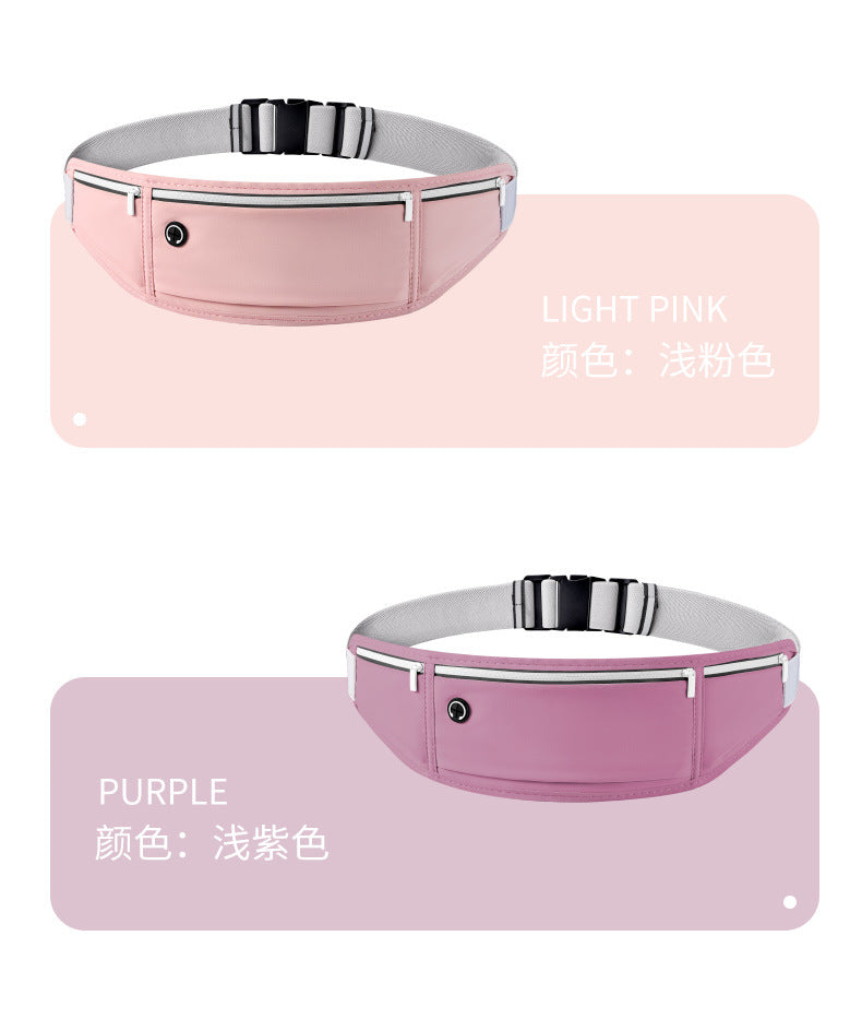 Summer Running Phone Pouch Sports Waist Bag Fitness Small Bag Outdoor Morning Run Invisible Belt Carrying Close-fitting Travel