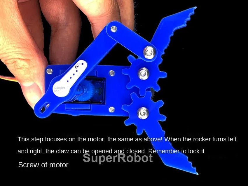 SG90 4 Dof Unassembly Acrylic Mechanical Robot Manipulator Claw For Arduino Robot Arm DIY Kit UNO Programmable Robot Starter Kit
