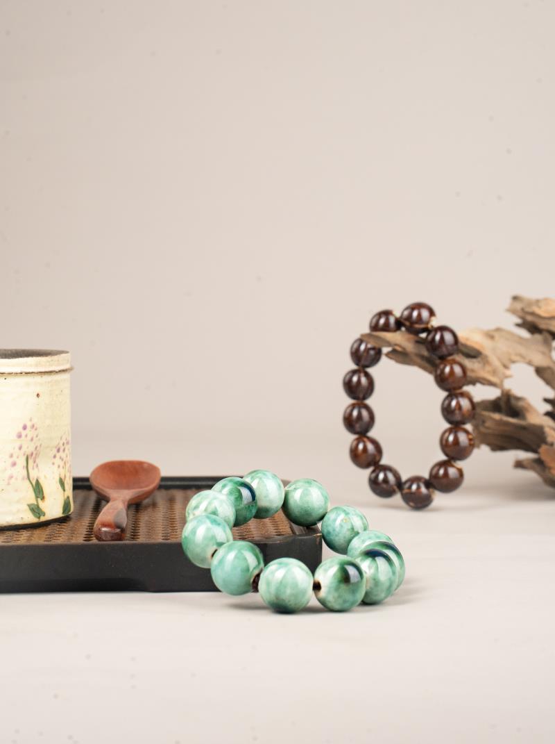 Jingdezhen Ceramic Jewelry Ethnic Style Simple Mixed Style Women's Gift Bracelet