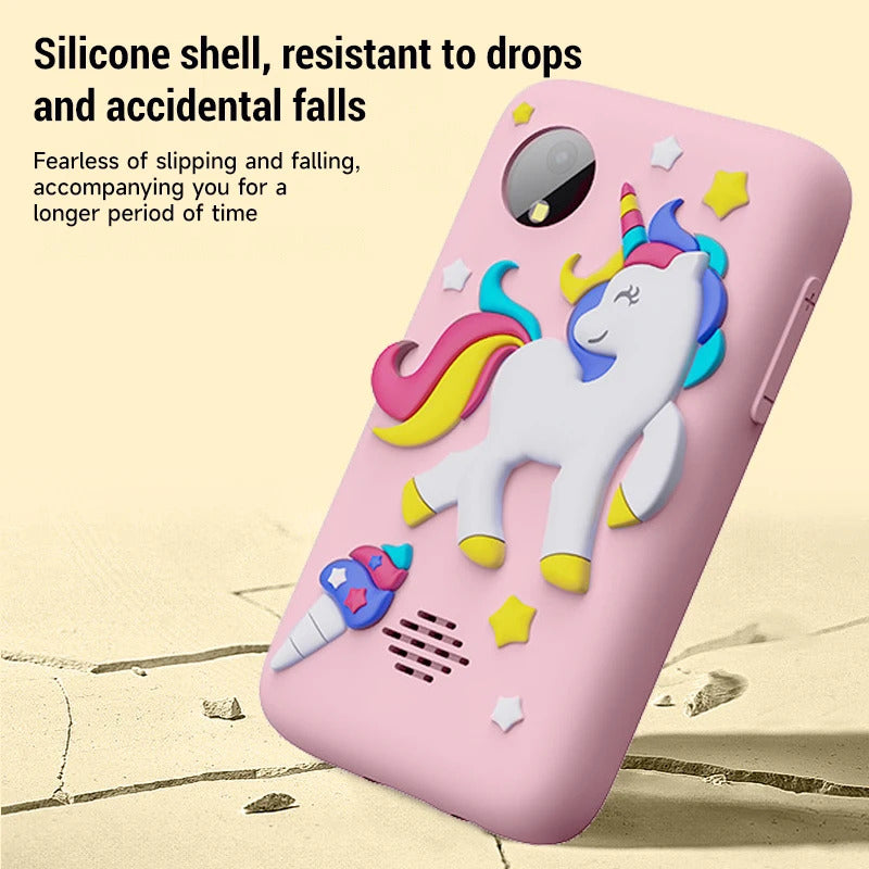 Baby Phone Toys Smart Phone Camera Toys Cartoon Musical Mini  Cellphone Learning Toy Silicone cover Toy Kids Digital Camera Gift