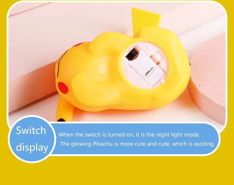 Pokemon Pikachu Night Light Glowing Children Toy Pokemon Pikachu Cute Bedside Lamp Children's Birthday Christmas Present