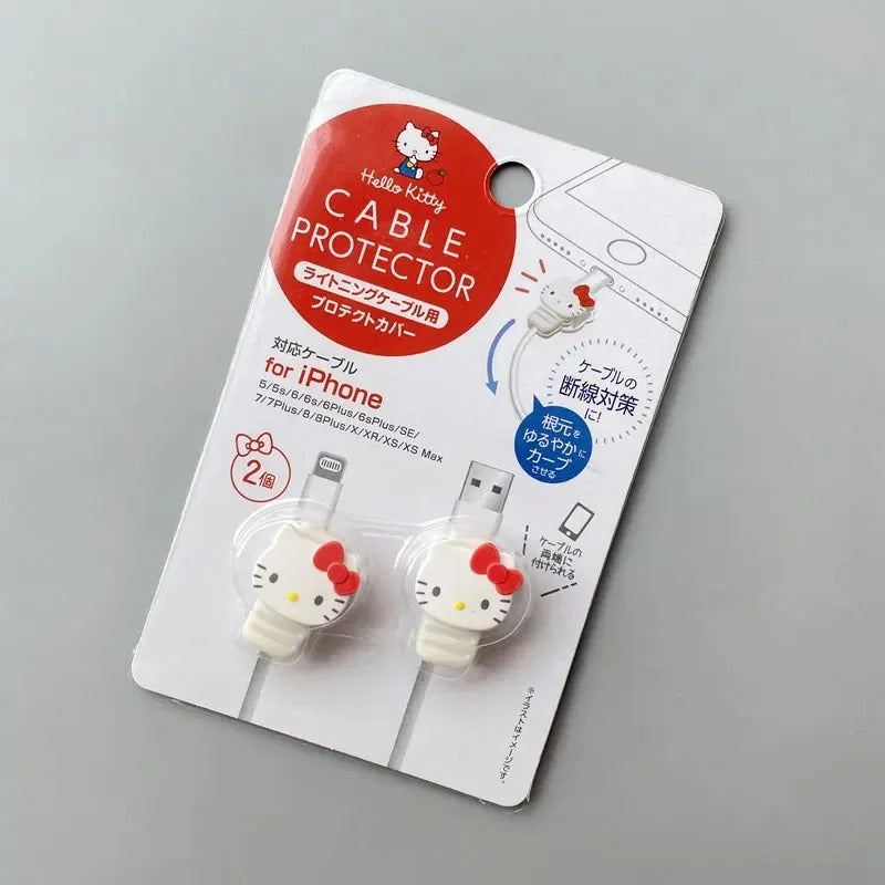 Sanrio Apple Winder, Charging Head, Charger Case, Hub Storage, Cable Manager, Data Cable Case