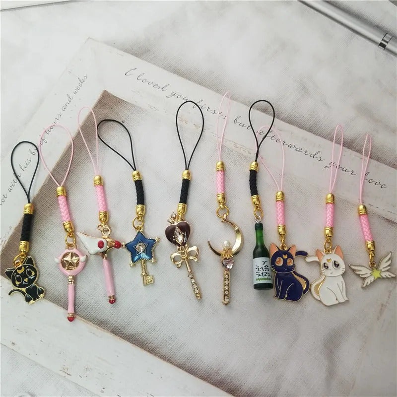 Fashion Cute Straps Decor Lanyards for IPhone/Samsung Kawaii Keys Mobile Phone Headphone Strap Hanging Rope Smartphone Charms