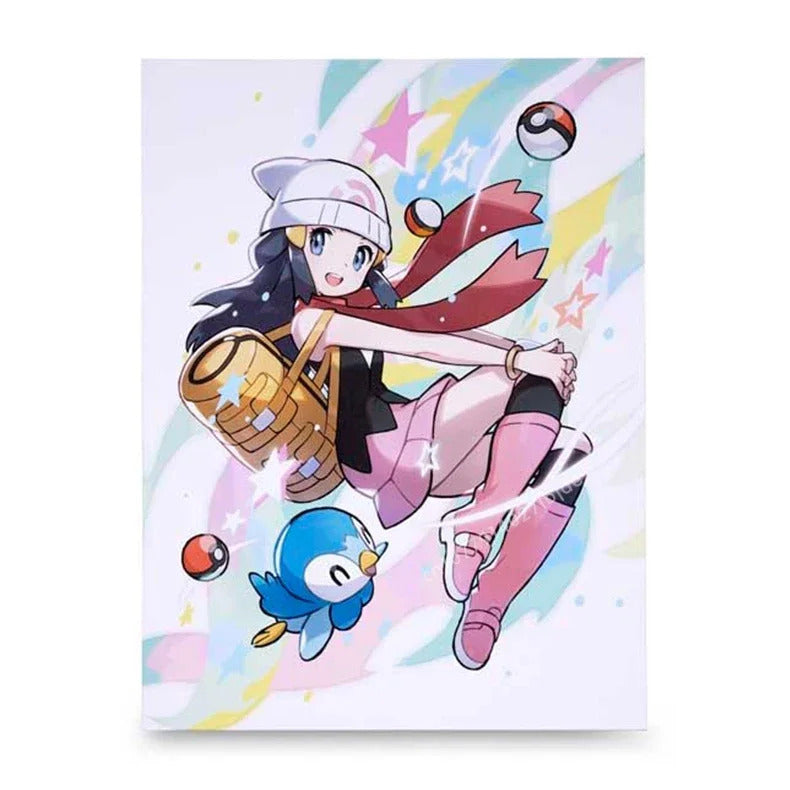 American Version of PokeMon Center Trainers Series Little Youmali, Salina, Chibana Posters, Home Canvas Hanging Paintings