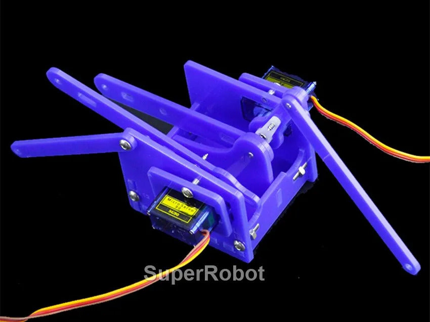 SG90 4 Dof Unassembly Acrylic Mechanical Robot Manipulator Claw For Arduino Robot Arm DIY Kit UNO Programmable Robot Starter Kit