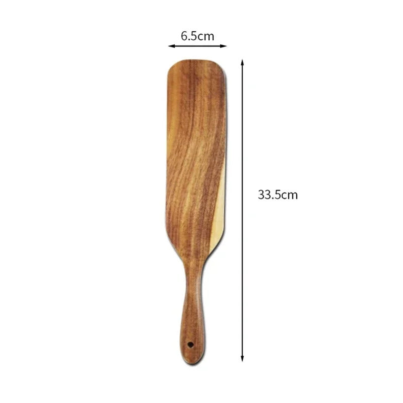 Wooden Rice Spoon Spatula Steak Fry Sauce Non-Stick Cooking Tools Spatula  Accessoires De Cuisine  Cooking Accessories