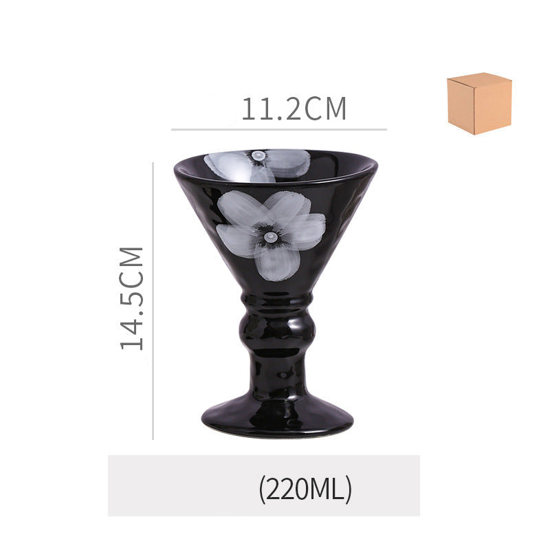 Personalized High-Value Ins Mug Household Water Cup Goblet Ceramic Milk Coffee Cup Couple Breakfast Gift