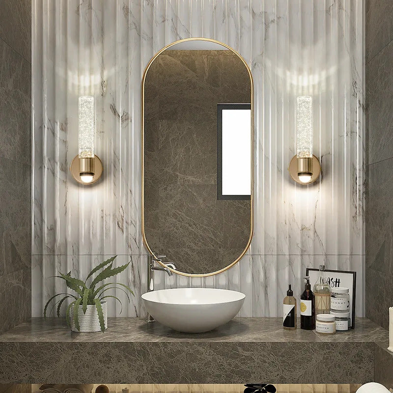 Modern Bubble Crystal Wall Lamps LED Wall Sconces Living Room Bedroom Bathroom Corridor Aisle Indoor Decor Home Hanging Lights