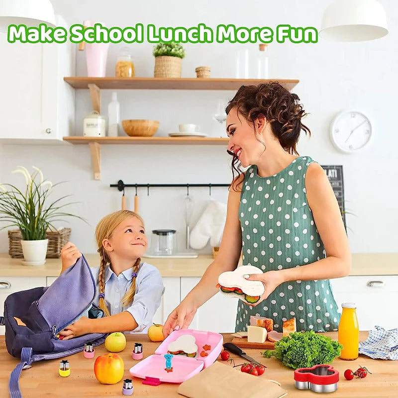 Sandwich Cutters DIY Cookie Shapes Embosser Food Molds Makers Girls For Children Kids Bread Toast Lunch Bento Box Kitchen Tools