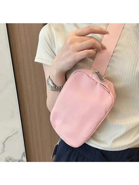 2025 Fashion Yoga Fanny Pack Metal Logo Sports Waist Bag Yoga Mobile Bag Portable Bag Unisex Fitness Running Women's Gift