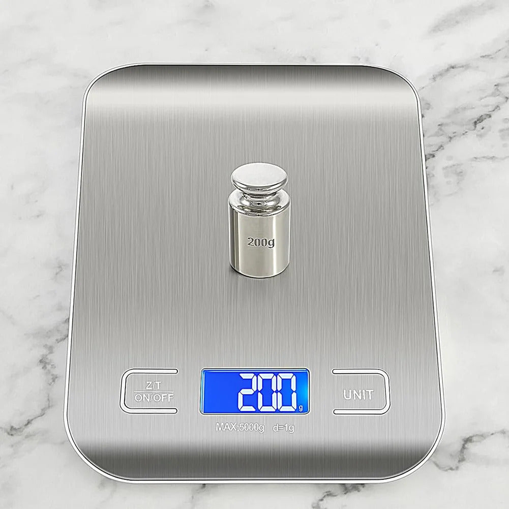 5Kg Kitchen Digital Scale Stainless Steel Mini Precision Weight Scale 0.1g Portable Weights Scale Cooking Baking Measuring Tools