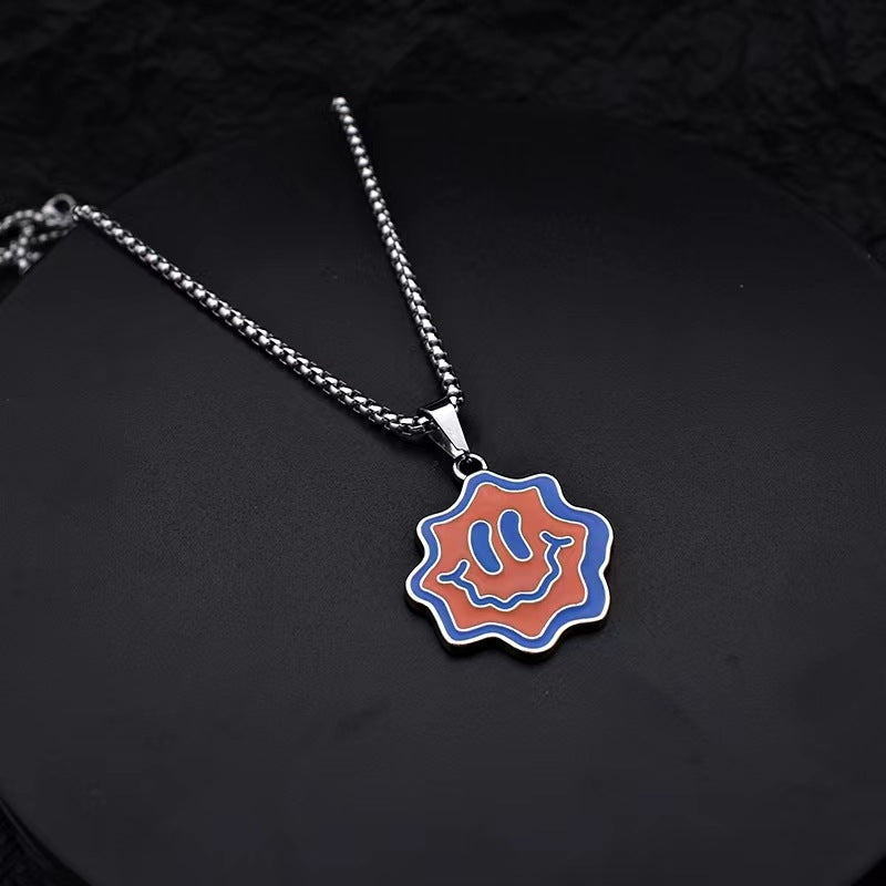 Trendy Fashion Children's Necklace for Girls, Personalized Couple Pendant for Boys, Hip-Hop Versatile Street Dance Show Accessories Wholesale