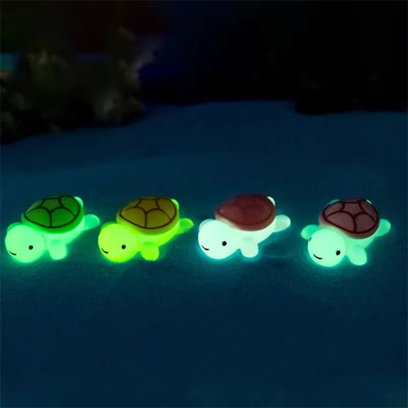Korean Cute Luminous Turtle Phone Holder Griptok Finger Ring Support For iPhone Samsung Cases Grip Tok Socket Bracket Girl Gift