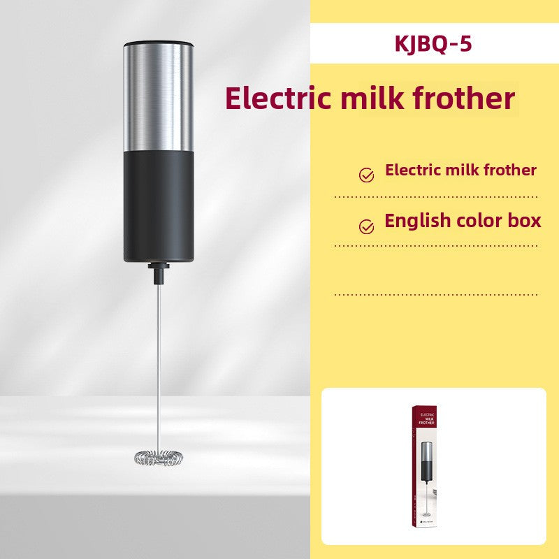 Amazon Electric Milk Beater New Stainless Steel Coffee Cream Electric Milk Beater Egg Beater Portable Blender