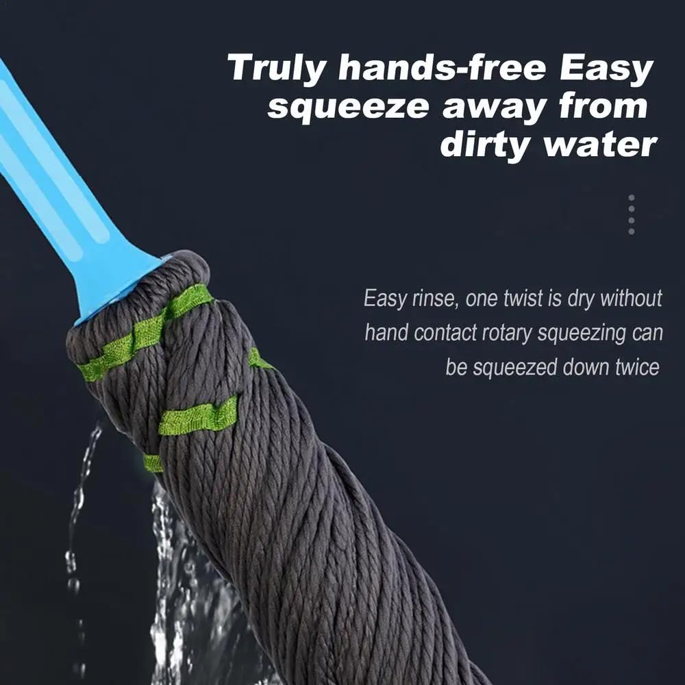 CleanMate Microfiber Twist Mop