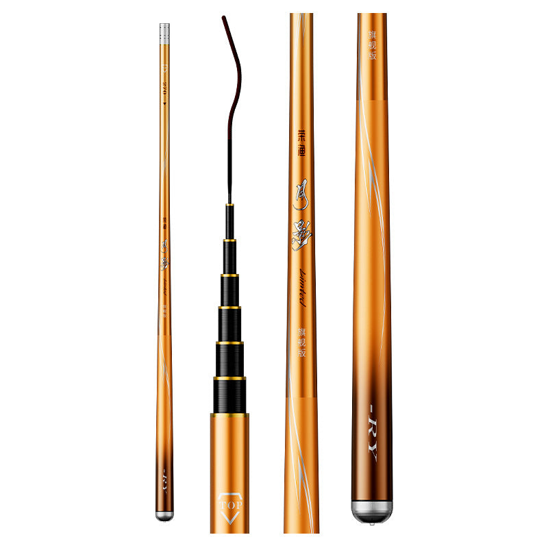 Rongyu Ultra-Light Short Section Stream Rod Fishing Rod Pole Rod 28 Adjustable Fishing Rod Carp Rod Micro Object Taiwan Fishing Rod One Piece Wholesale