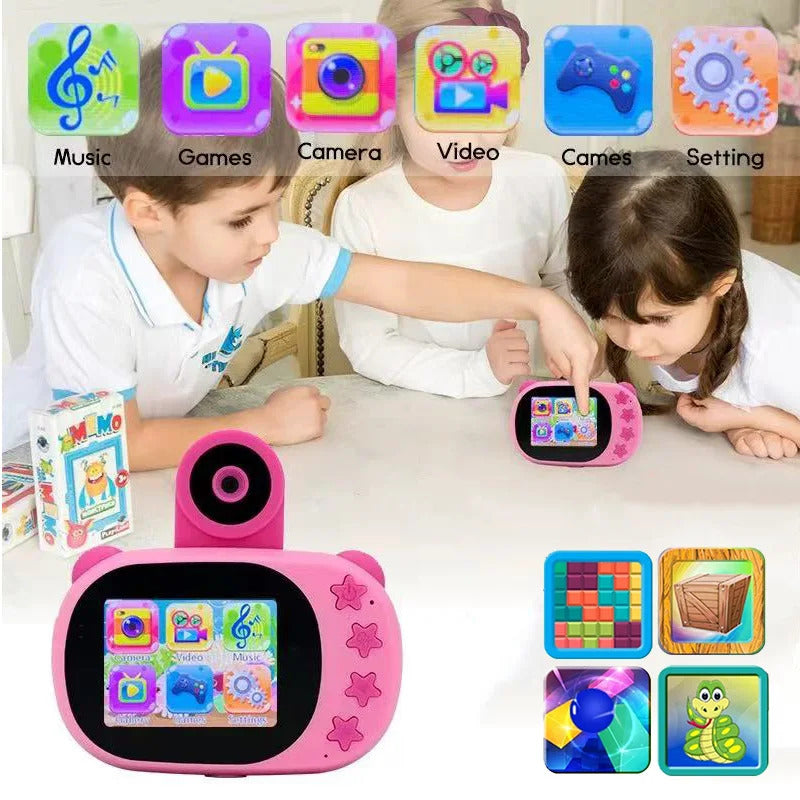 Kids Mini Waterproof Camera, Take Pictures & Record Videos & Games, Swimming & Sports USB Charge & 720P Resolution, Perfect Gift