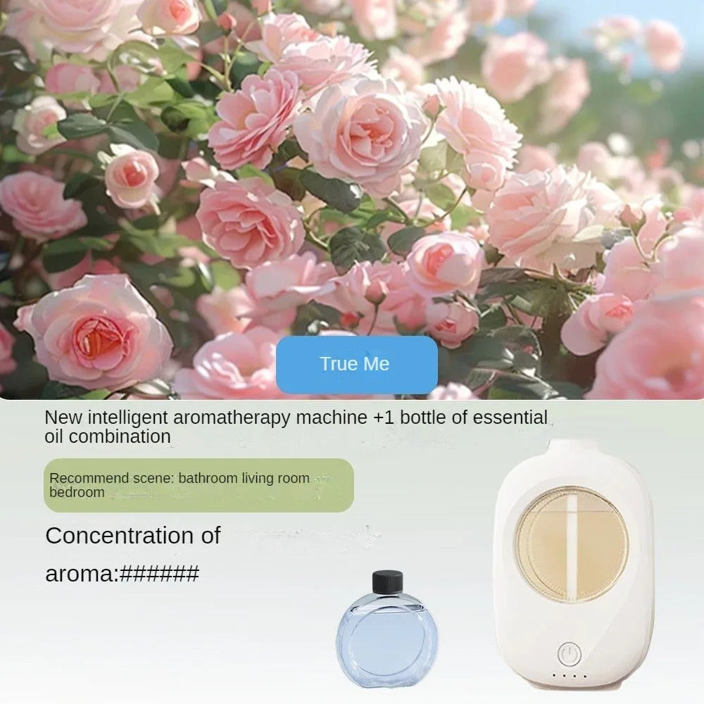 6 Modes Aroma Diffuser Wall Mounted Air Freshener Dispenser Fragrance Essential Oil Air Humidifier Aromatherapy USB Rechargeable