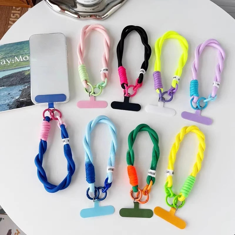 Nylong Mobile Phone Lanyard Universal Lanyards Phone Case Wrist Strap Anti-lost Hanging Lanyard Strap Portable Keychain
