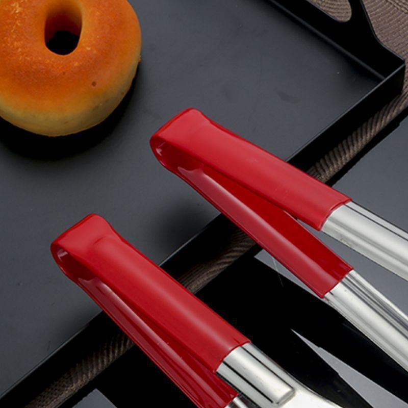 Extra Thick 316 Stainless Steel Food Tongs BBQ Tongs Meat Tongs Steak Tongs Kitchen Food Tongs Baking Bread Tongs
