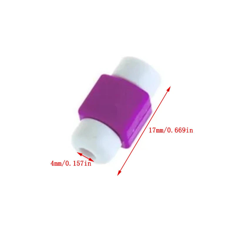 Candy Color Mobile Phone And Computer Data Cable Protective Cover Universal Headphone Charging Cable Protector