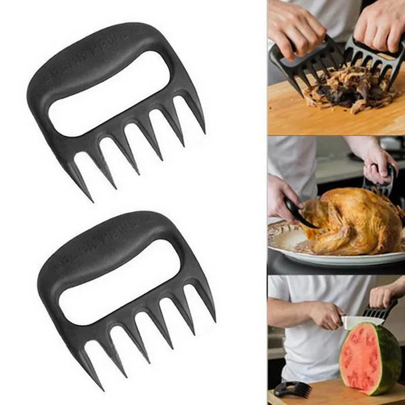 BBQ Accessories Meat Shredder Strong Pulled Pork Puller BBQ Fork Bear Claw Fruit Vegetable Slicer Cutters Cooking Tools