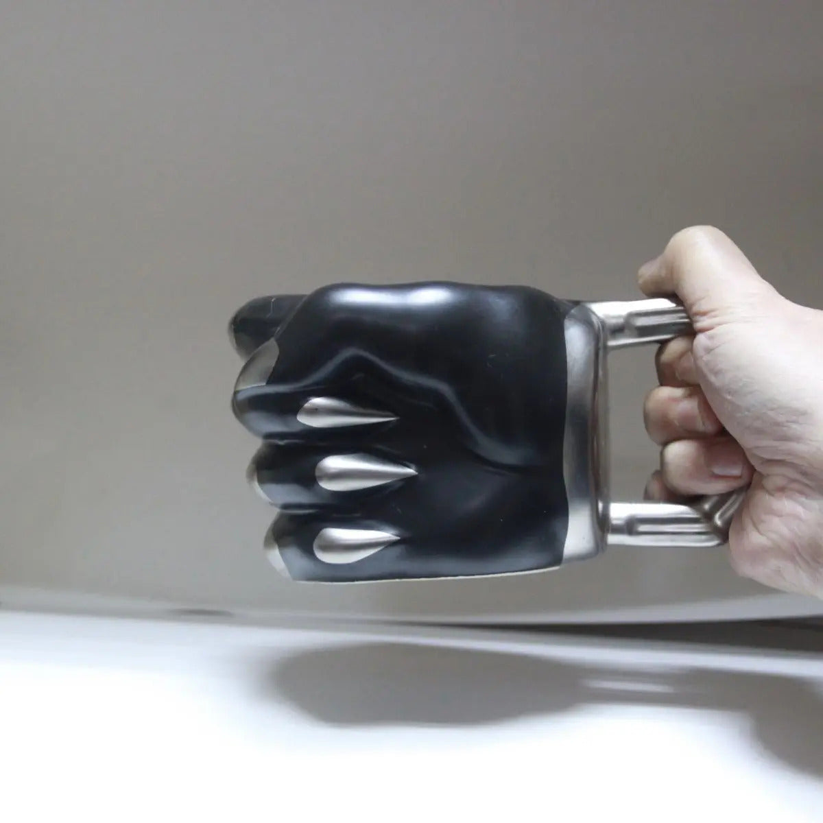 American creative household water cup large capacity black panther coffee cup ceramic cup for boys and girls birthday gifts