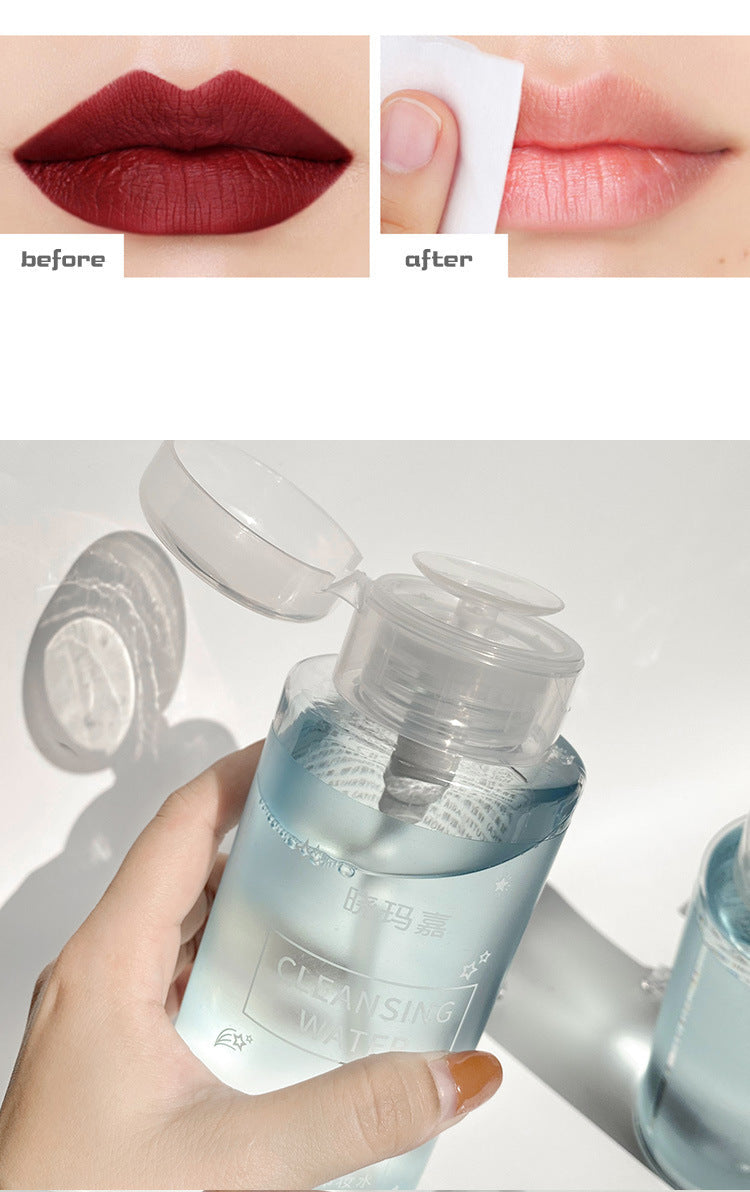 Xiaomajia Makeup Remover Water for Eyes, Lips, and Face 3-in-1 Deep Cleansing Pores for Women Authentic Student Party