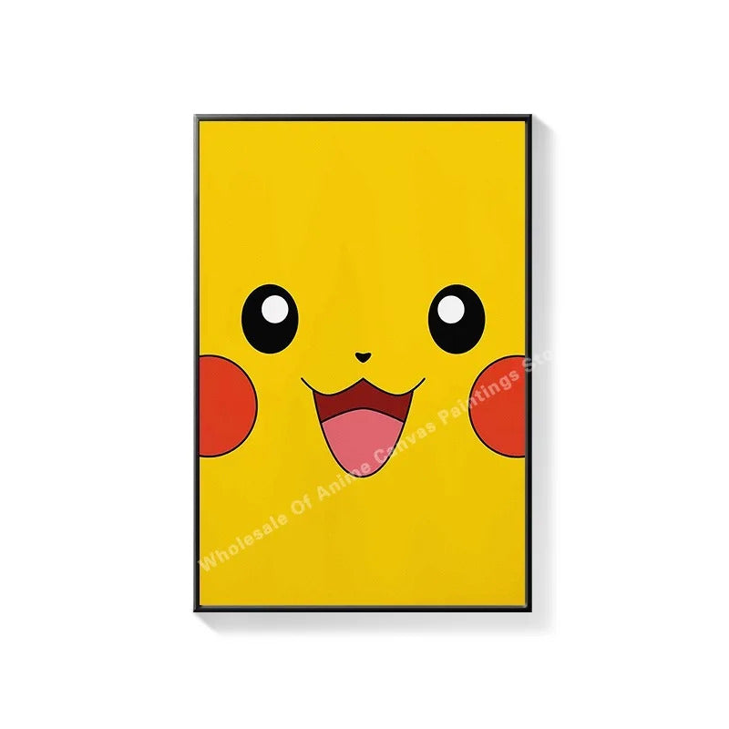 PokeMon Decorations PokeMon PokeMon Pikachu Hanging Paintings Children's Room Cartoon Anime Mural