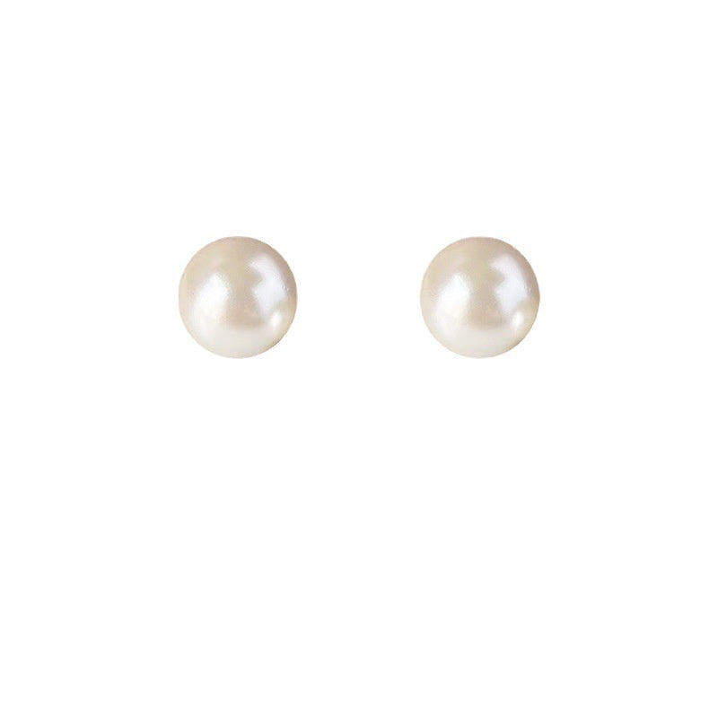 Pearl Mosquito-repellent Incense Plate Ear Clip Plated with 18K Gold High-grade Simple Painless Earrings