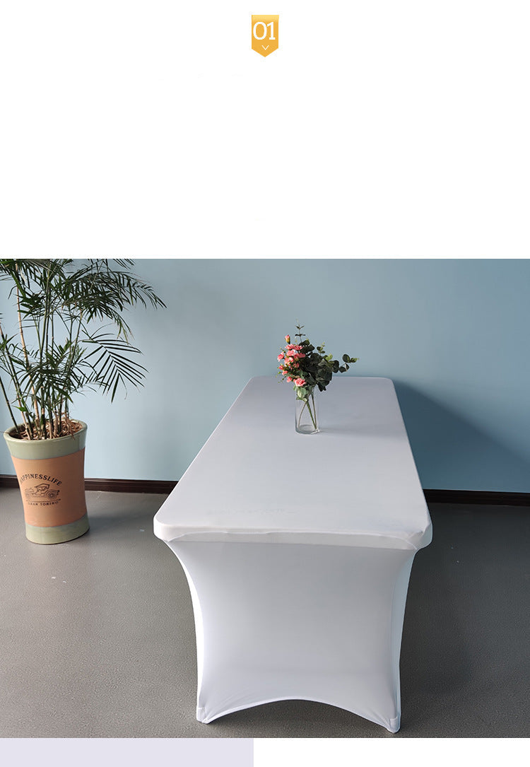 Tablecloth 6ft Table Cover Cross-Border Manufacturers Elastic Table Cover Table Cover Can Be Customized Pattern
