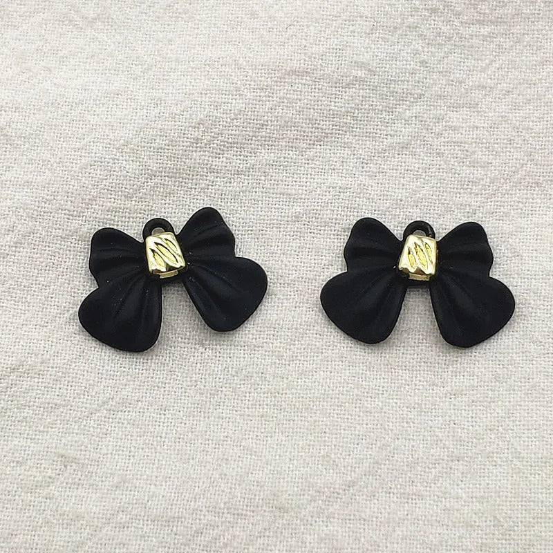 New Arrival! 21x15mm 100pcs Zinc Alloy Pendants Ribbon/Bows Charm For HandMade Jewelry Bracelet/Necklace/Earring DIY Parts