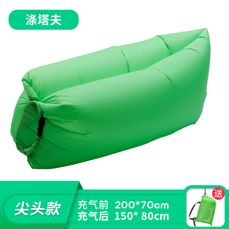 Manufacturer Pillow Style Inflatable Sofa In Stock Outdoor Portable Lazy Air Sofa Foldable Inflatable Bed Sleeping Bag
