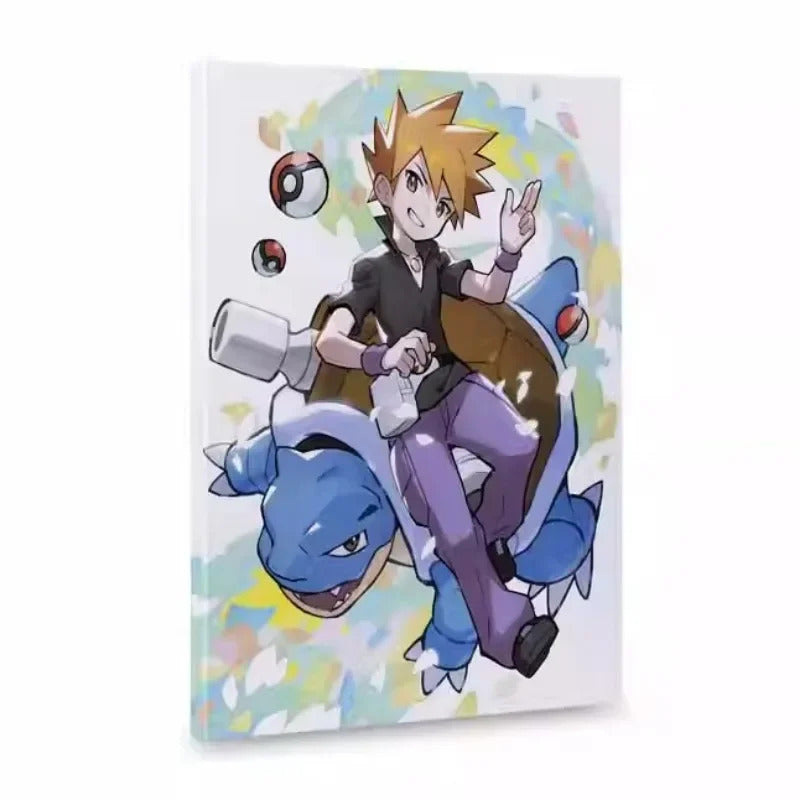 American Version of PokeMon Center Trainers Series Little Youmali, Salina, Chibana Posters, Home Canvas Hanging Paintings