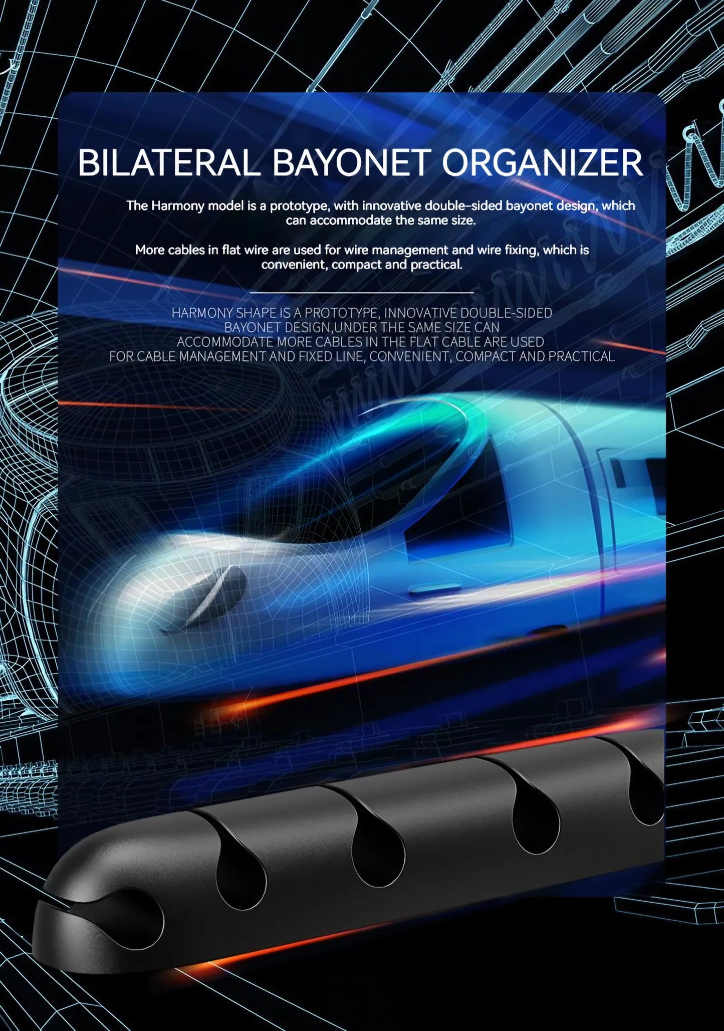 Cable Organizer Feel Free To Stick Multi-function Desktop USB Cable Organizer Wire Winder Silicone Tie Fixer Wire Management