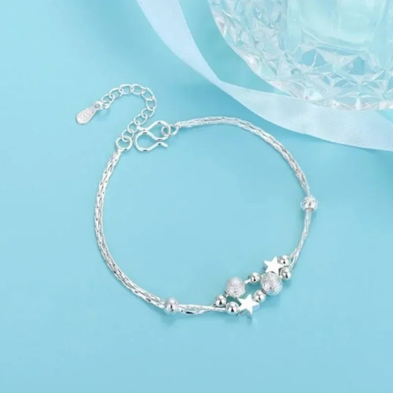 925 Sterling Silver Bracelet Woman Vintage Luxury Original Jewelry Accessories Fashion Designer Party Wedding Jewelry Gifts 2024
