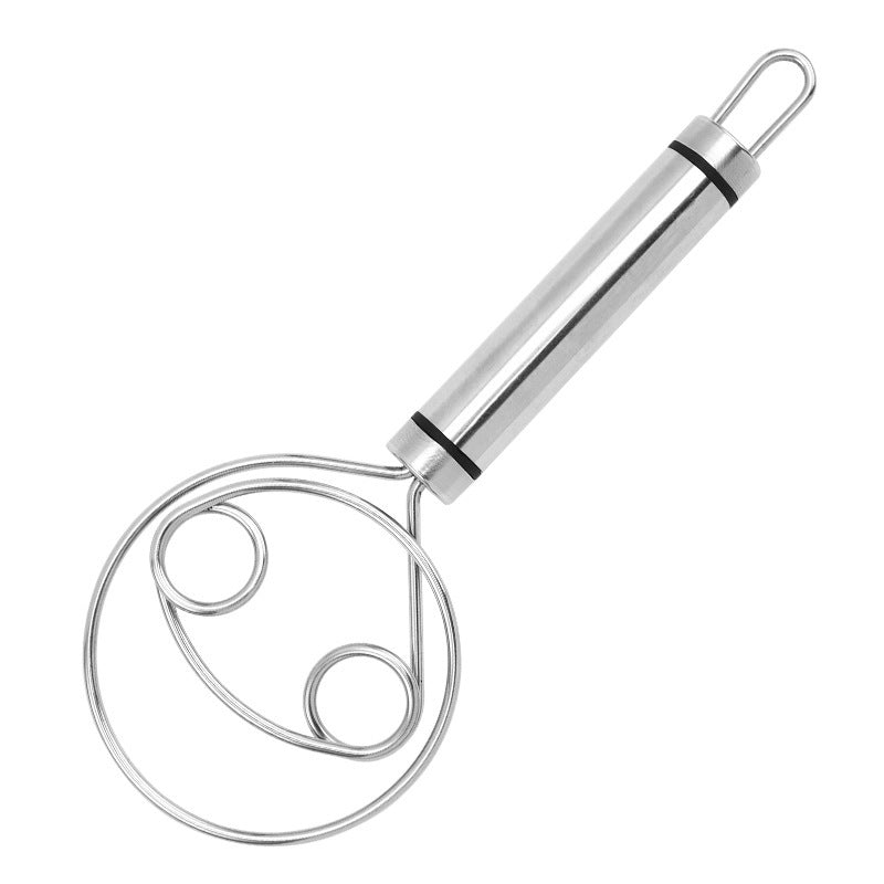 Stainless steel flour beater single eye coil flour mixer connection and flour dough mixing tool