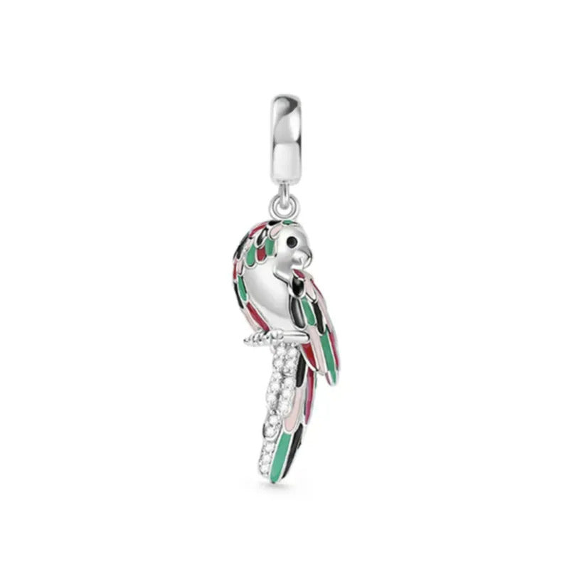 New 925 sterling silver hummingbird swallow pendant bead decoration Fit original European bracelet jewelry DIY women's jewelry