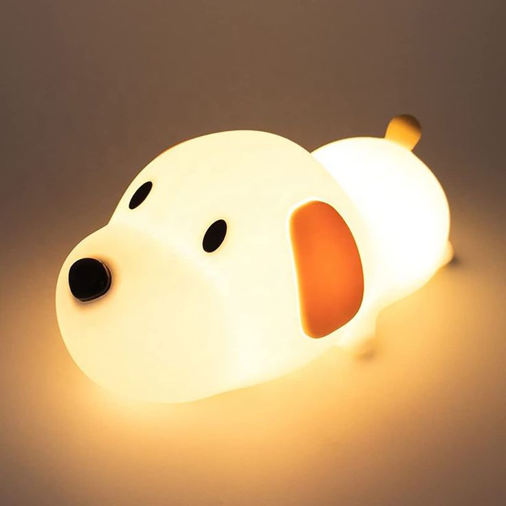Cute Puppy Soft Silicone Lamp