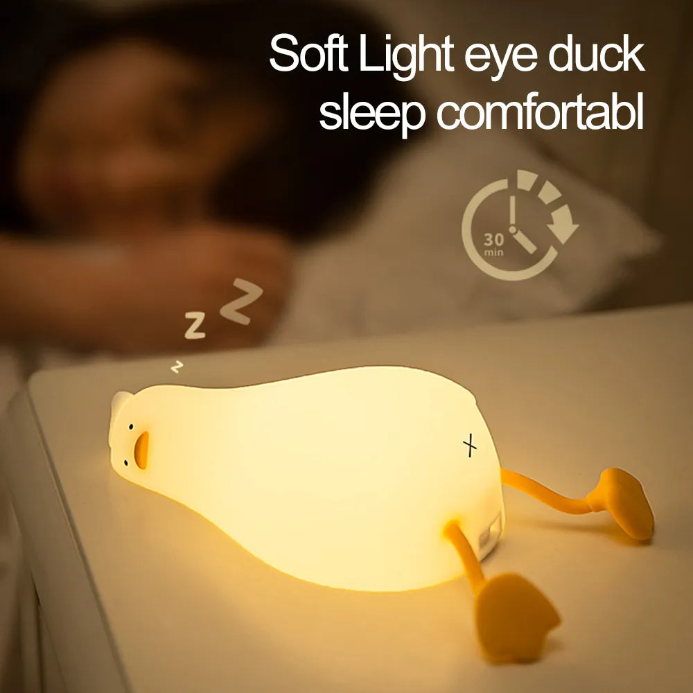 Silicone Lazy Duck Lamp