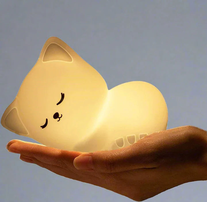 Sleeping Cat Silicone Lamp