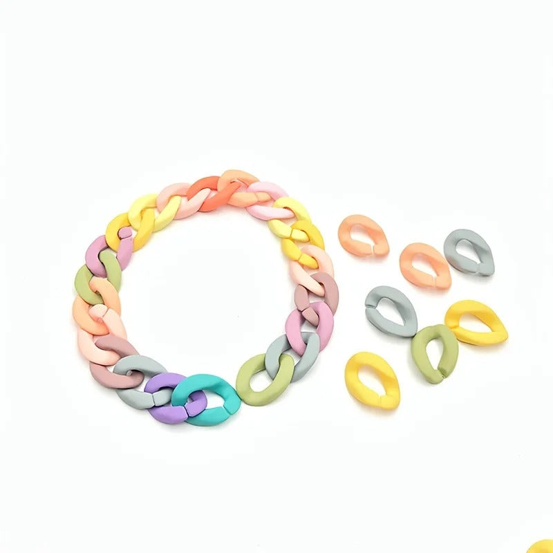 Bracelet Making Kit Including Jewelry Beads  Chains Colorful Charm Beads Pendants DIY Craft For Girls, Jewelry Gift Set For Girl
