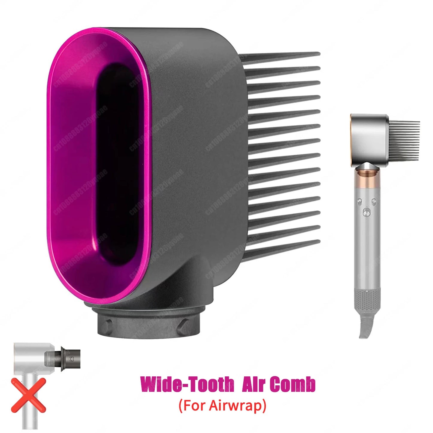 For Dyson Airwrap HS01 HS05 Hair Styling Nozzle Brush Anti fly Hair Nozzle For Dyson Hair Dryer Accessories Auto Hair Curling