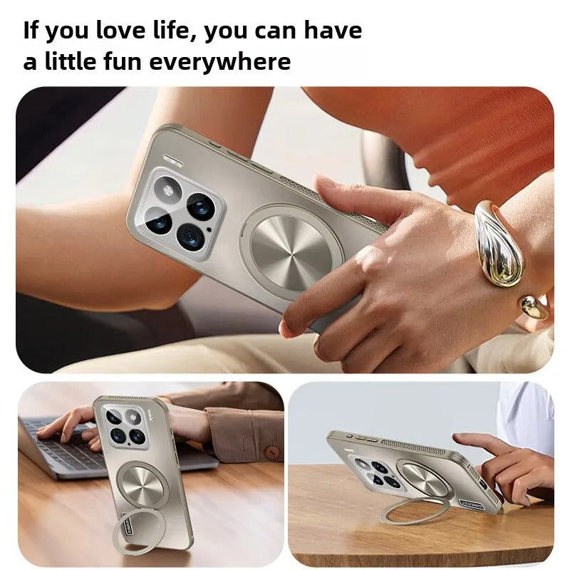 Cool Magnetic Phone Case with Stand for  Xiaomi 15, 15Pro, 14Pro phone case