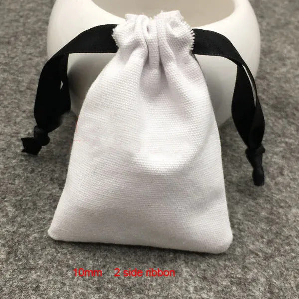 Jewelry Cotton Pouch 5x7cm 7x9cm 11x14cm Perfume Candle Packaging Dust Sack Eyelashes Makeup Drawstring Gift Bags