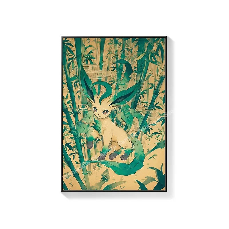 PokeMon Decorations PokeMon PokeMon Pikachu Hanging Paintings Children's Room Cartoon Anime Mural