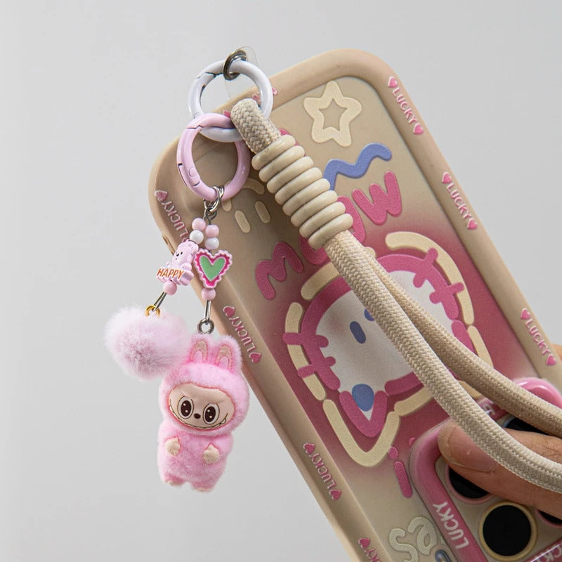 Adjustable Mobile Phone Lanyard Women Universal Phone Case Lanyard with Long Shoulder Strap Anti-lost Cell Phone Chain